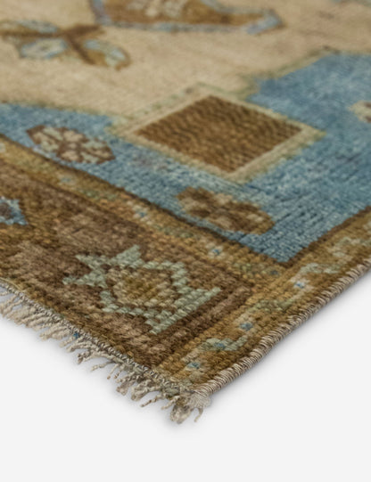 Vintage Turkish Hand-Knotted Wool Mini Rug No. 333, 1'4" x 2'9"