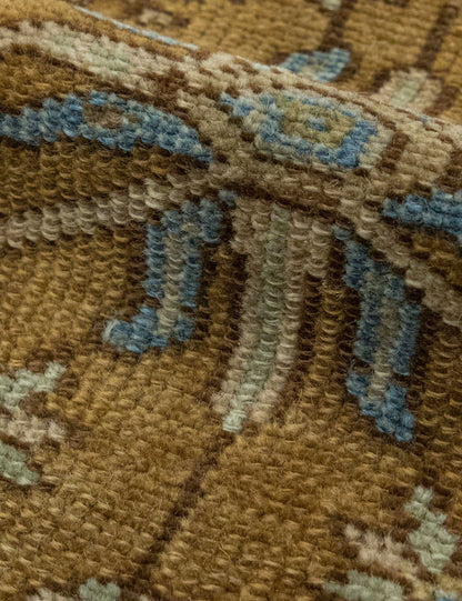 Vintage Turkish Hand-Knotted Wool Mini Rug No. 333, 1'4" x 2'9"