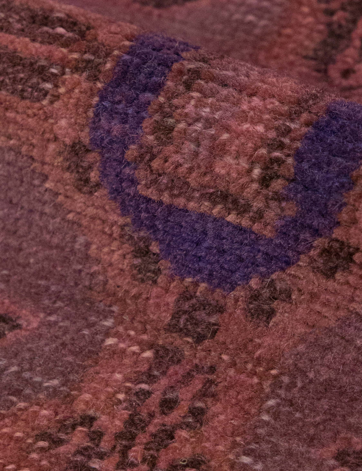Vintage Turkish Hand-Knotted Wool Mini Rug No. 337, 1'5" x 2'4"