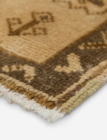 Vintage Turkish Hand-Knotted Wool Mini Rug No. 339, 1'7" x 1'9"