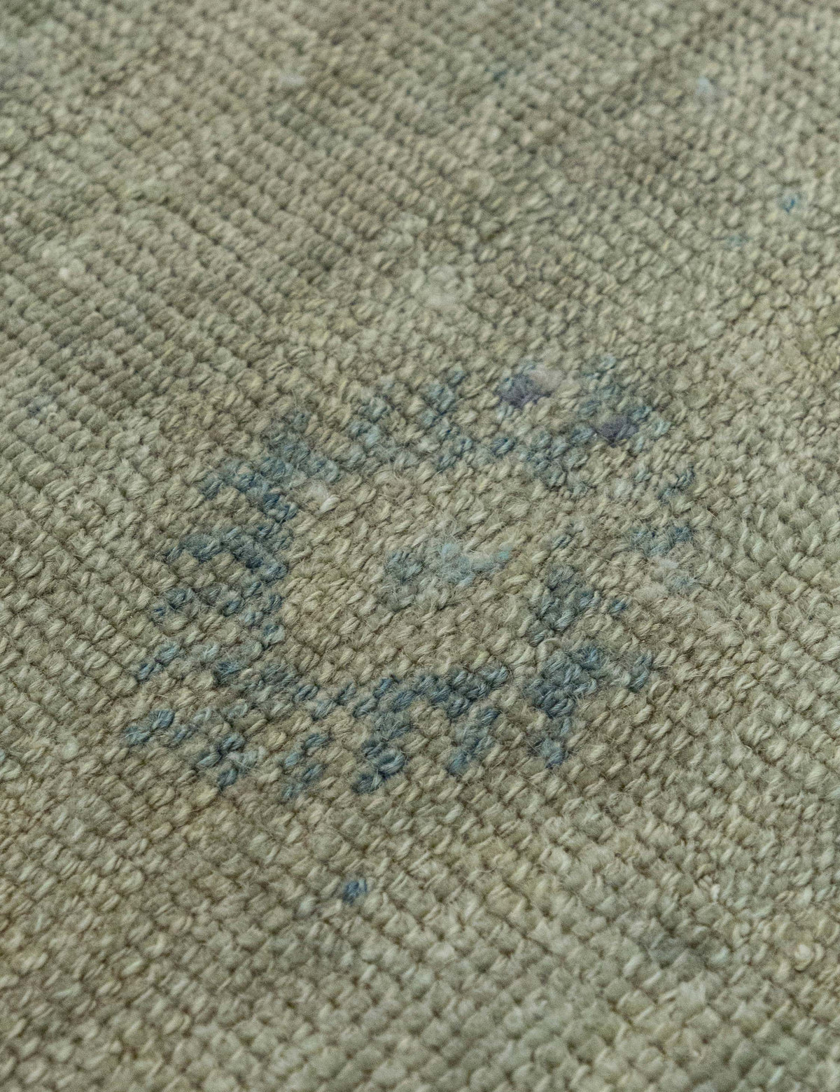 Vintage Turkish Hand-Knotted Wool Mini Rug No. 342, 1'1" x 2'5"