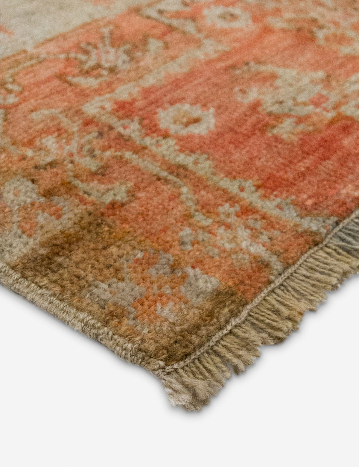 Vintage Turkish Hand-Knotted Wool Mini Rug No. 345, 1'6" x 2'3"