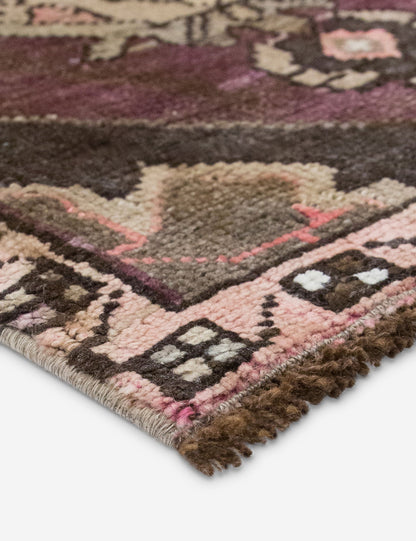 Vintage Turkish Hand-Knotted Wool Mini Rug No. 347, 1'7" x 2'8"