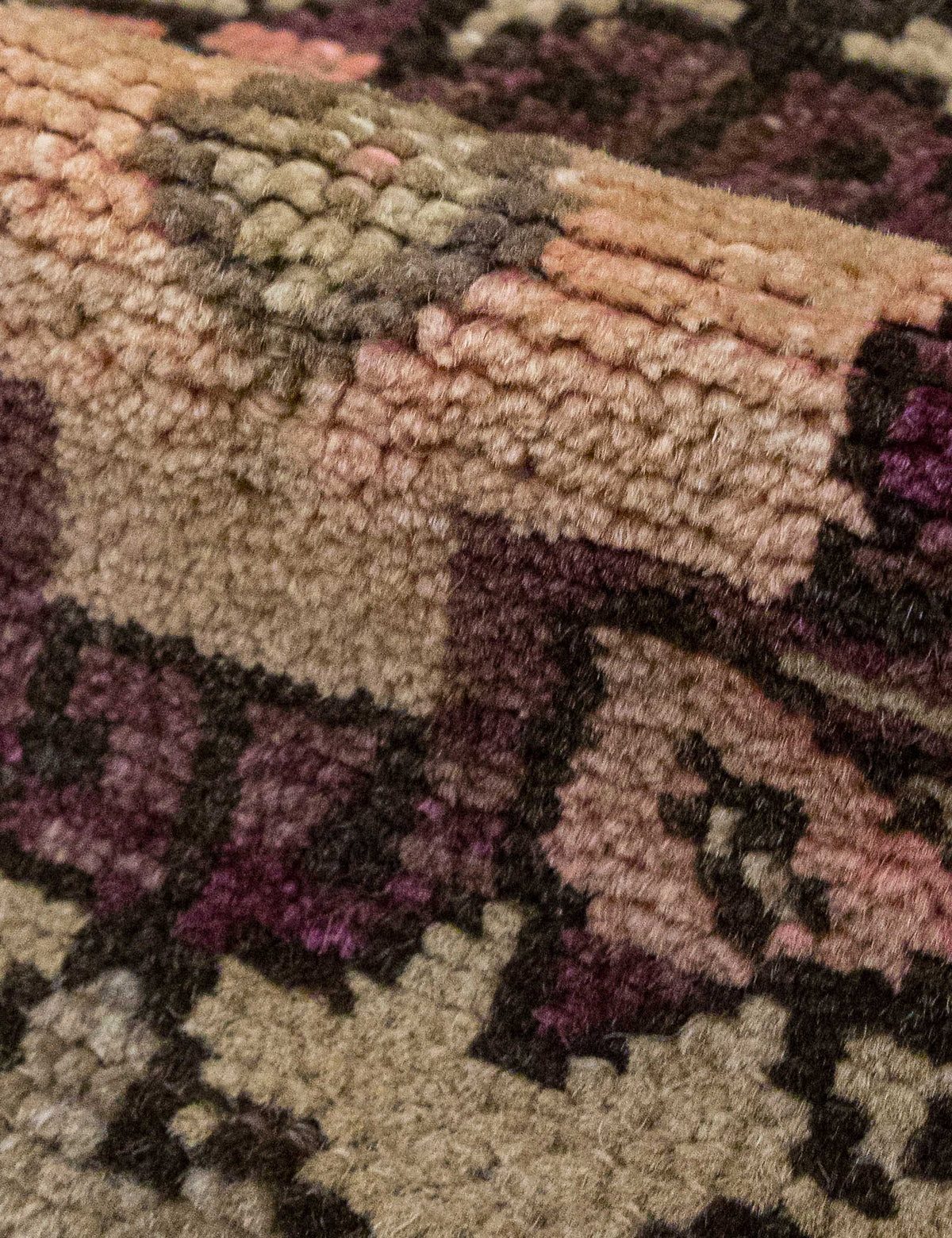 Vintage Turkish Hand-Knotted Wool Mini Rug No. 347, 1'7" x 2'8"
