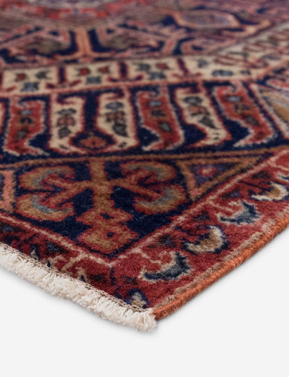 Vintage Turkish Hand-Knotted Wool Mini Rug No. 348, 2' x 2'2"