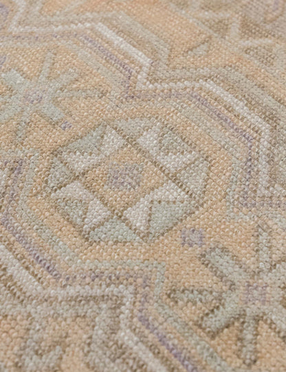 Vintage Turkish Hand-Knotted Wool Mini Rug No. 349, 2' x 4'