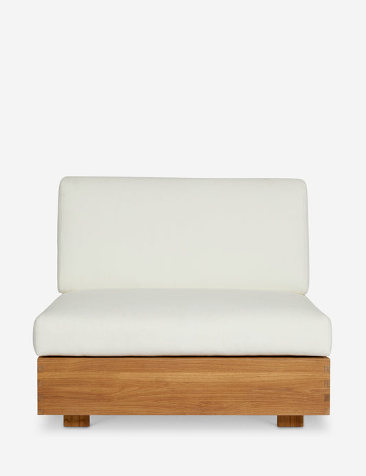 Abbot Outdoor Armless Accent Chair by Sarah Sherman Samuel