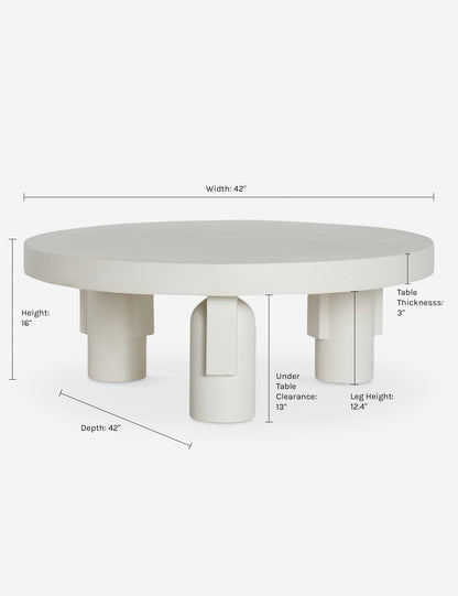 Anja Indoor / Outdoor Round Coffee Table