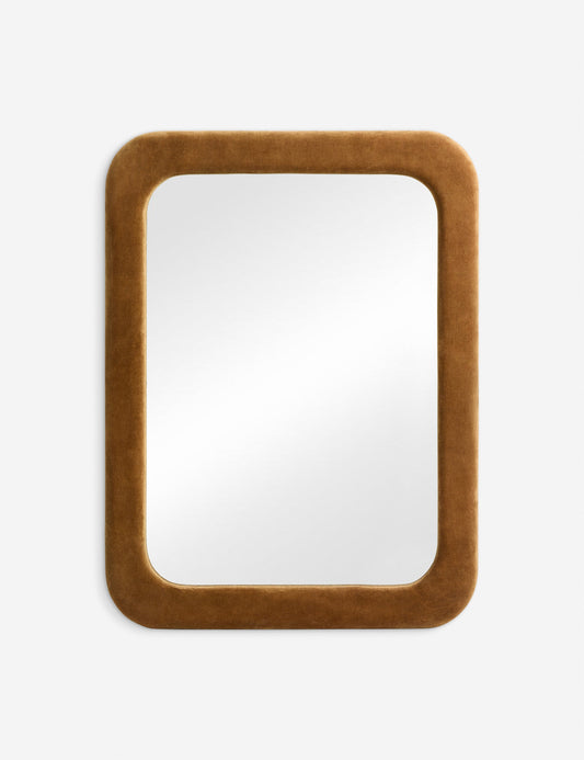 Annalee Upholstered Mantel Mirror