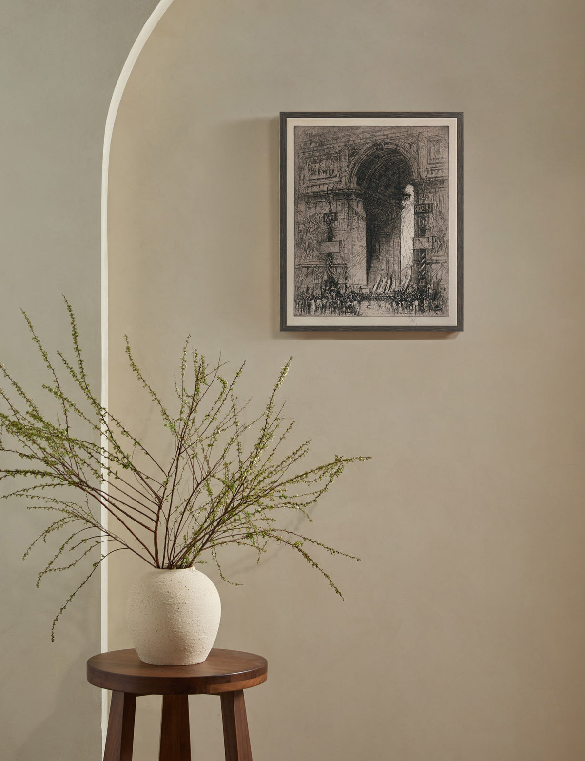 Arc de Triomphe, Paris Print by William Walcot