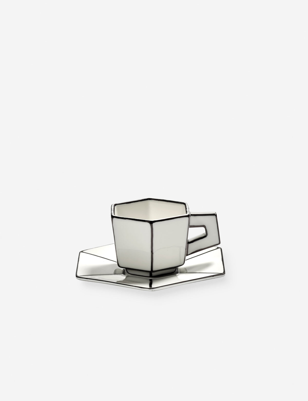 Carte Blanche Espresso Cup and Saucer by Annebet Philips x Serax