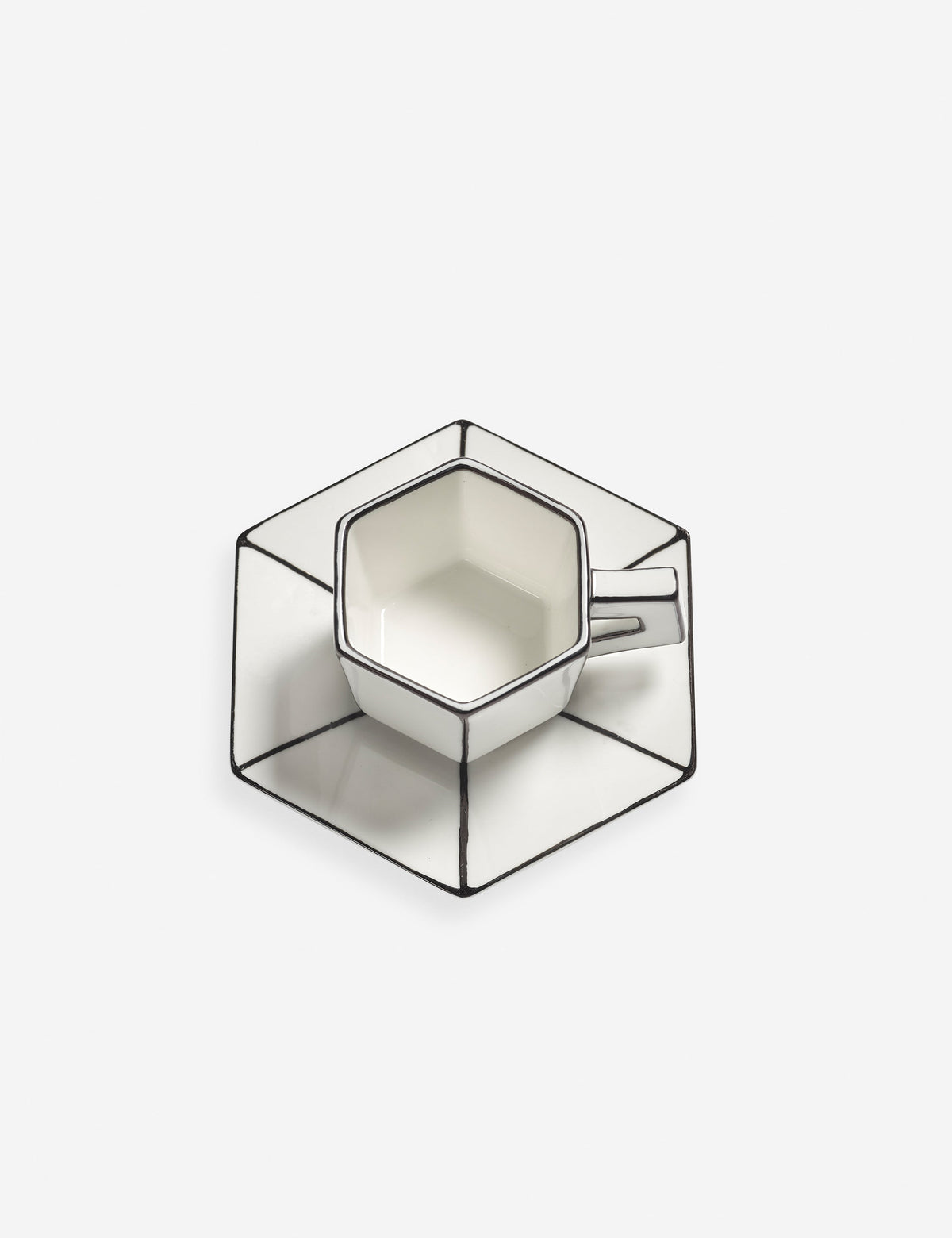 Carte Blanche Espresso Cup and Saucer by Annebet Philips x Serax