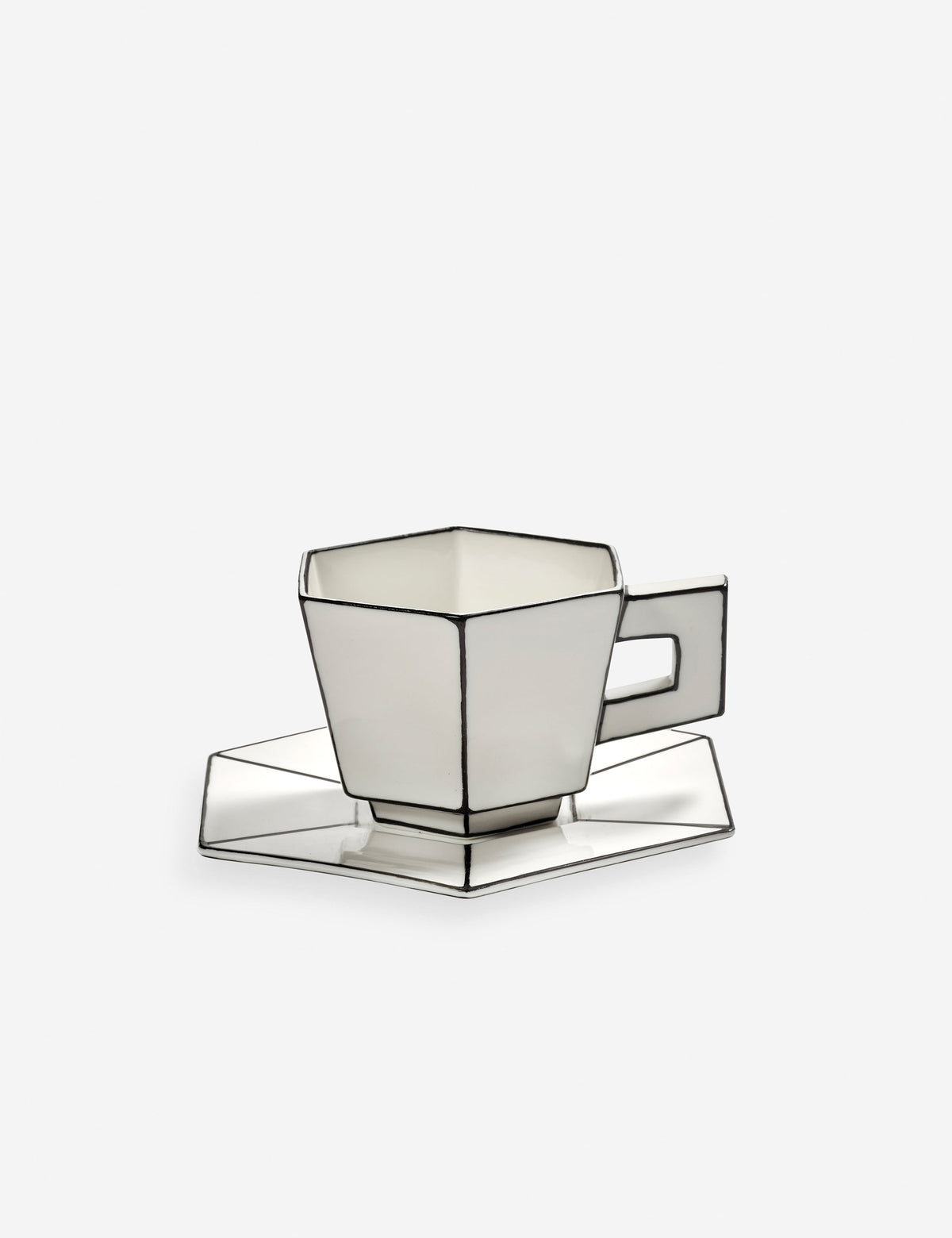 Carte Blanche Cappuccino Cup and Saucer by Annebet Philips x Serax