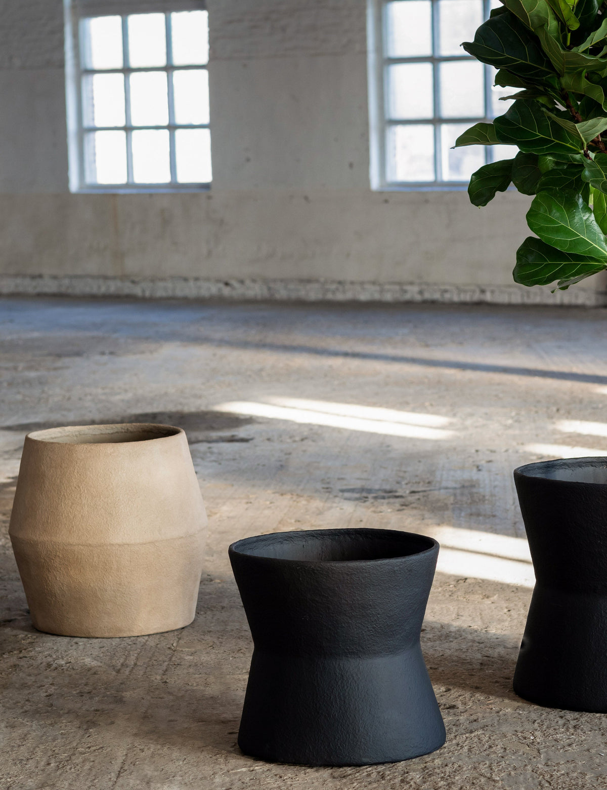Construct Paper Mache Planter Pot by Marie Michielssen x Serax