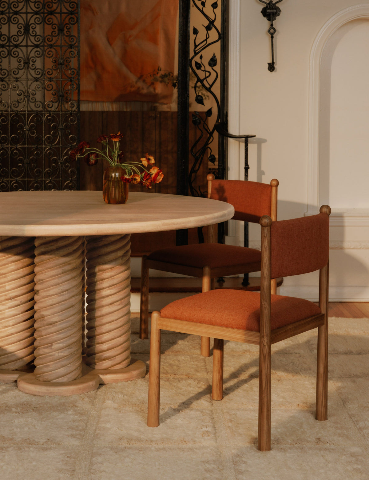 Treccia Round Dining Table by Gillian Segal for Moe's