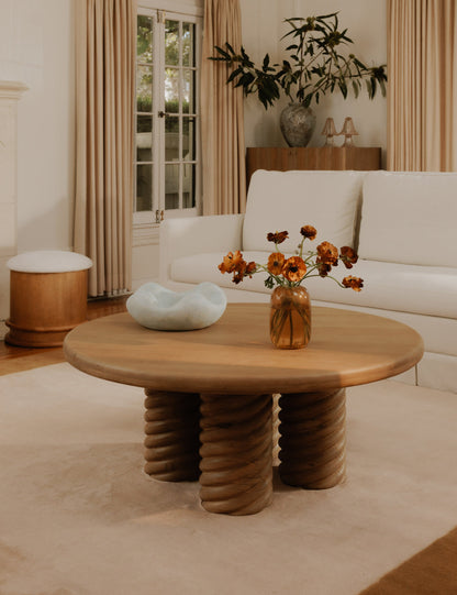 Treccia Round Coffee Table by Gillian Segal for Moe's