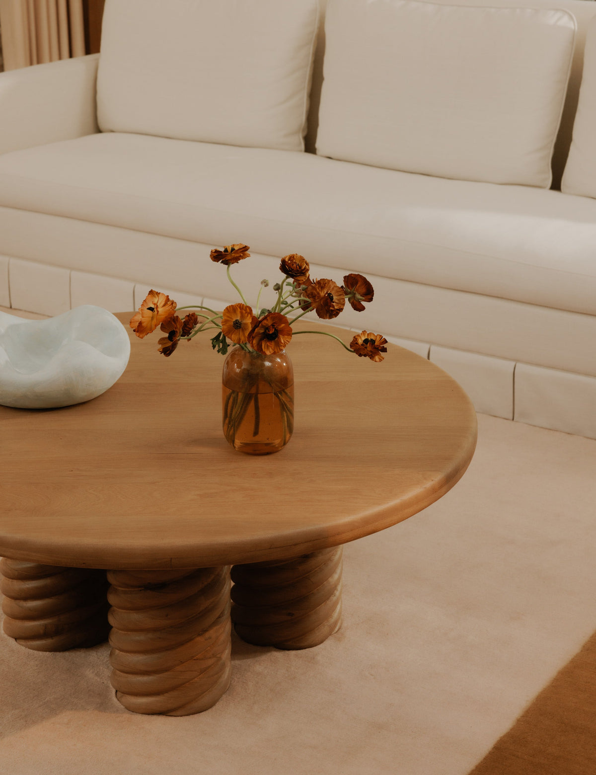 Treccia Round Coffee Table by Gillian Segal for Moe's