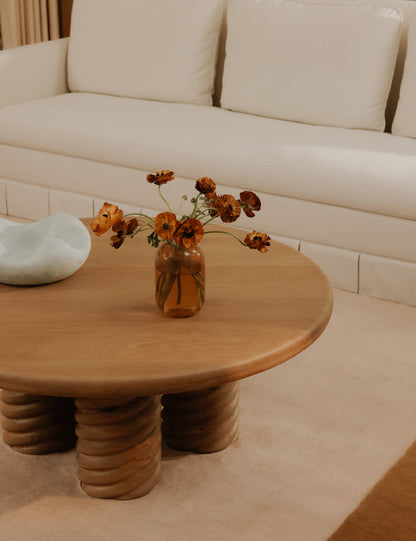 Treccia Round Coffee Table by Gillian Segal for Moe's