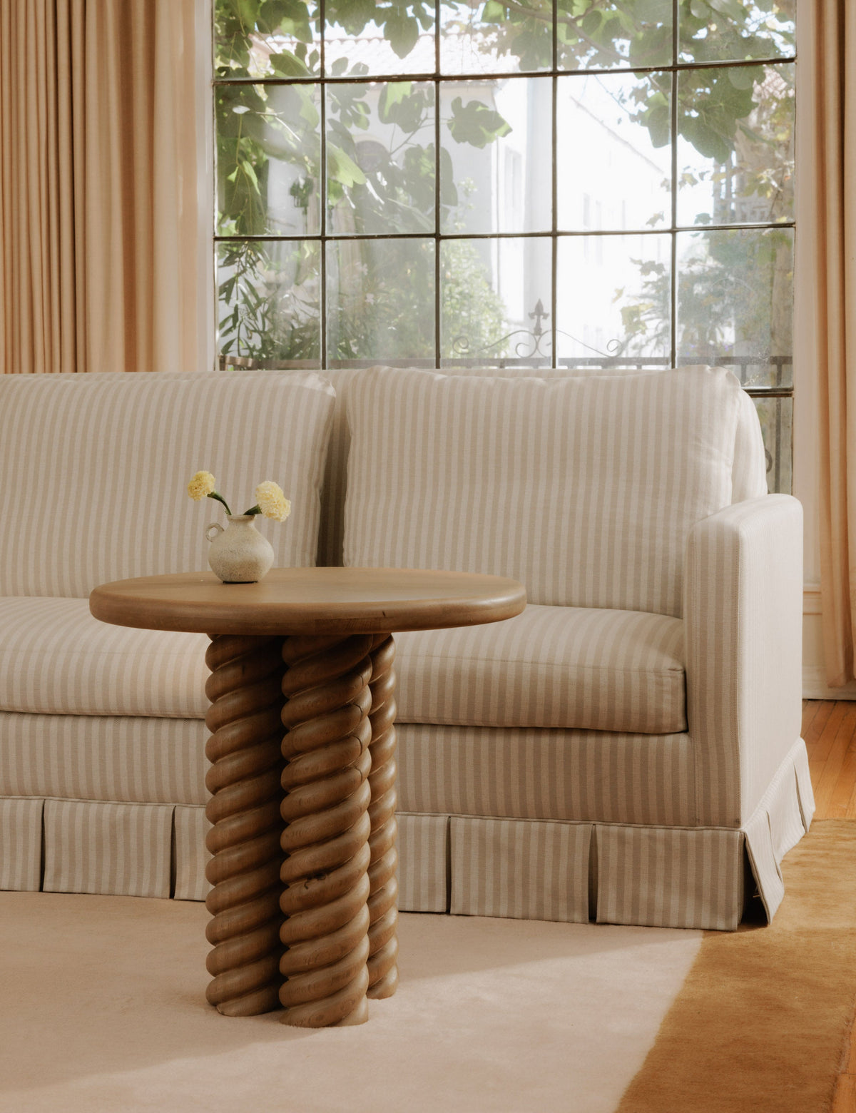 Treccia Round Side Table by Gillian Segal for Moe's