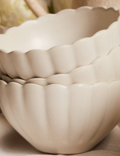 Dahlia Stoneware Dinnerware by Lemieux et Cie