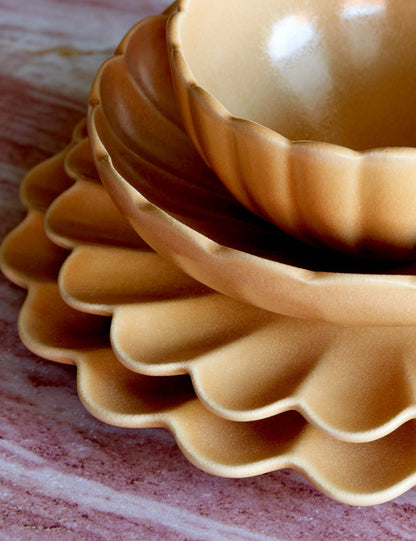 Dahlia Stoneware Dinnerware by Lemieux et Cie