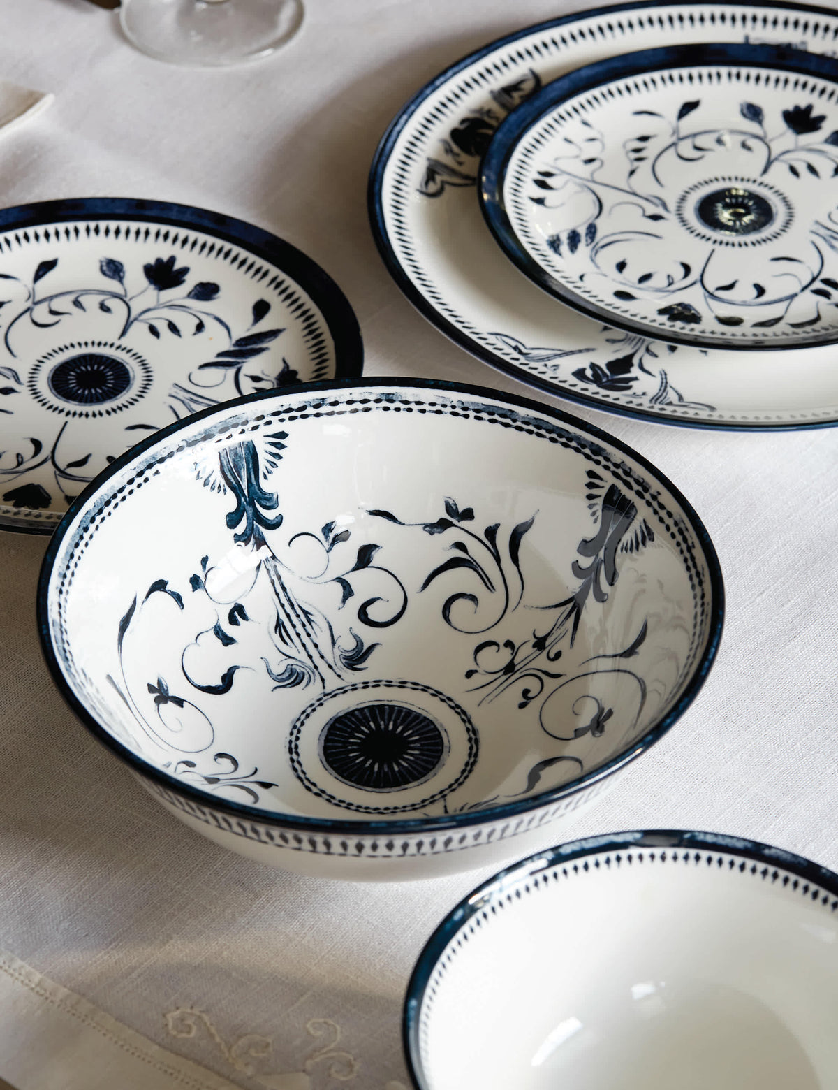Bruges Porcelain Dinnerware by Lemieux et Cie