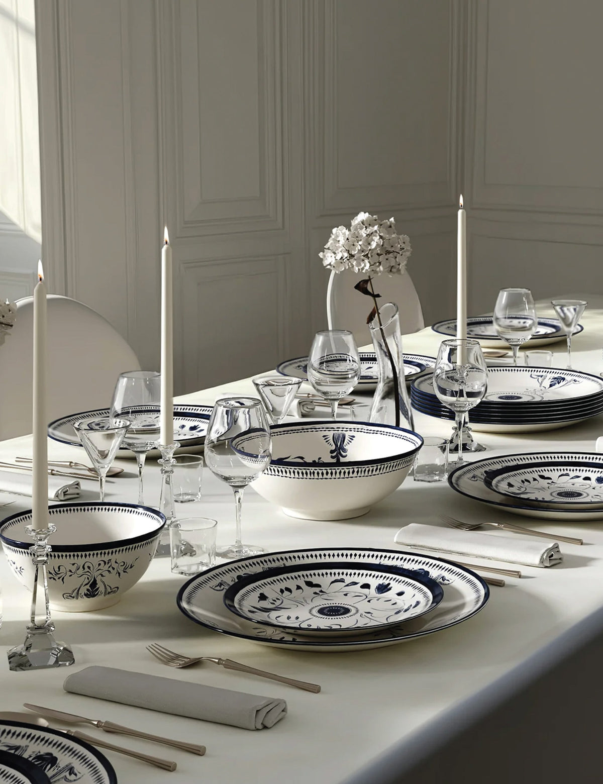 Bruges Porcelain Dinnerware by Lemieux et Cie