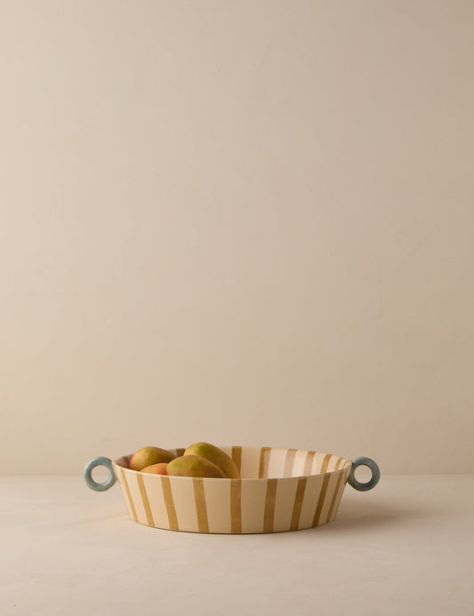 Bibbs Hand-Painted Centerpiece Bowl