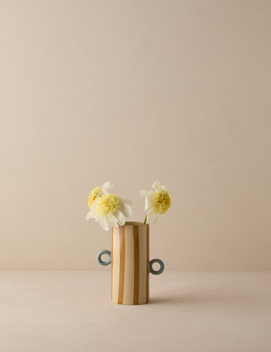 Bibbs Hand-Painted Vase