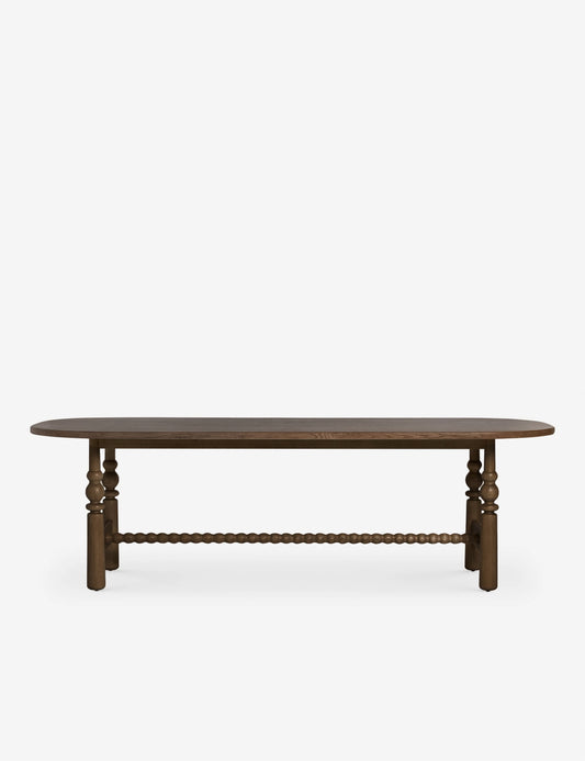 Open Box: Blume Oval Dining Table, Smoked Oak 98"W