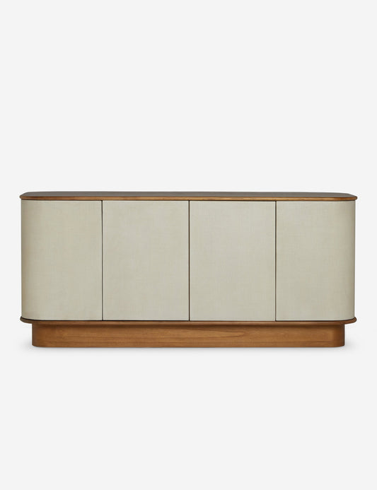 Open Box: Clinton Sideboard, Ivory Raffia