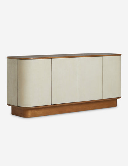 Open Box: Clinton Sideboard, Ivory Raffia