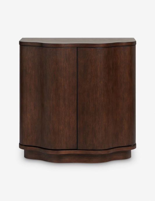 Open Box: Cora Nightstand, Walnut by Lolly Lolly Ceramics