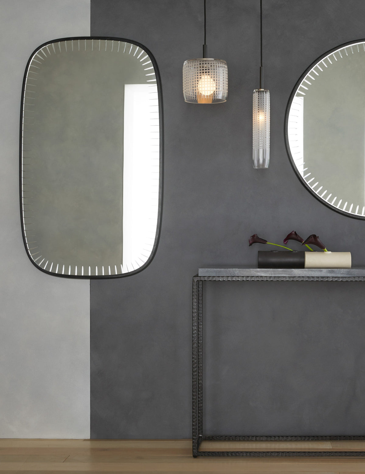 Cut Oblong Mirror by Arteriors