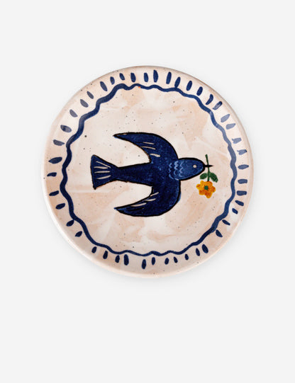 Dalary Hand-Painted Plates (Set of 4)