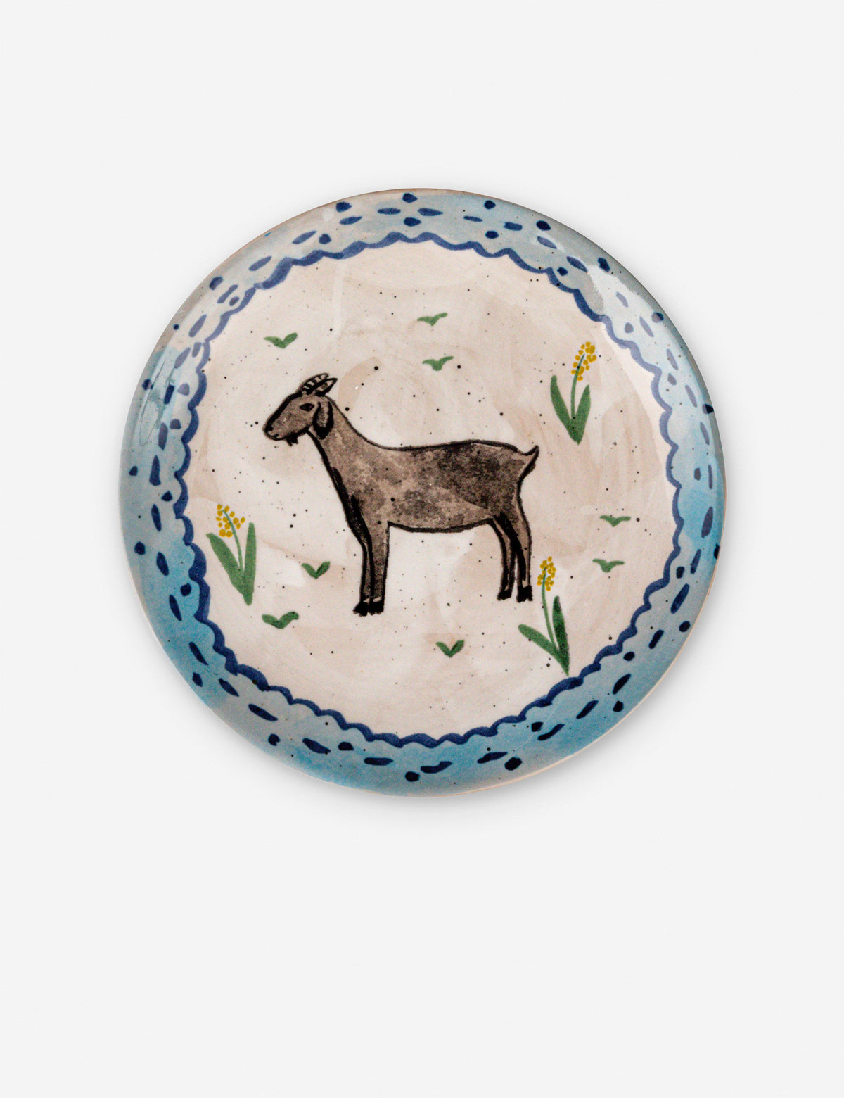 Dalary Hand-Painted Plates (Set of 4)