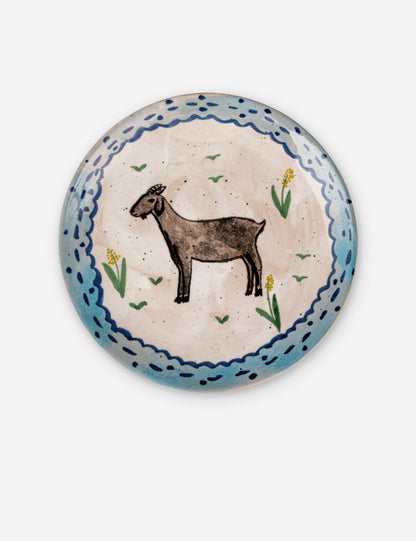 Dalary Hand-Painted Plates (Set of 4)