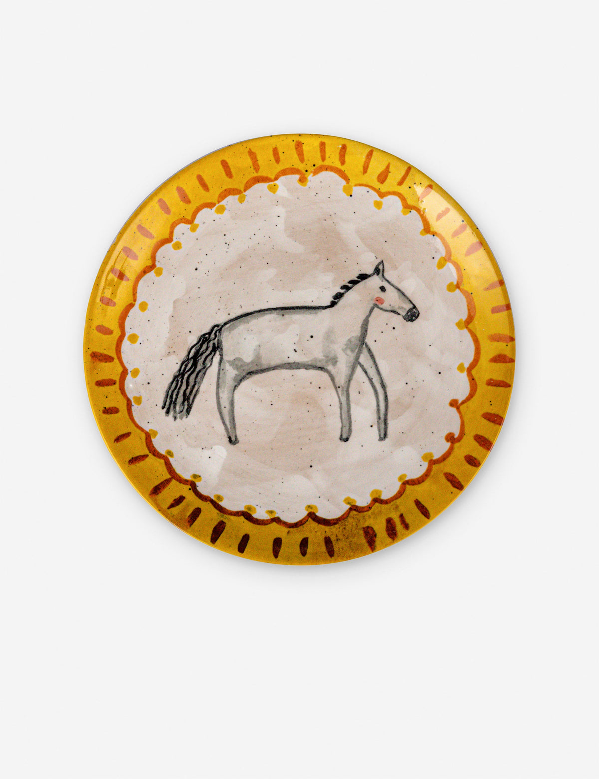 Dalary Hand-Painted Plates (Set of 4)