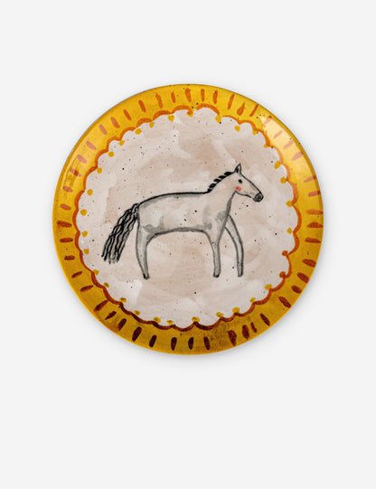 Dalary Hand-Painted Plates (Set of 4)