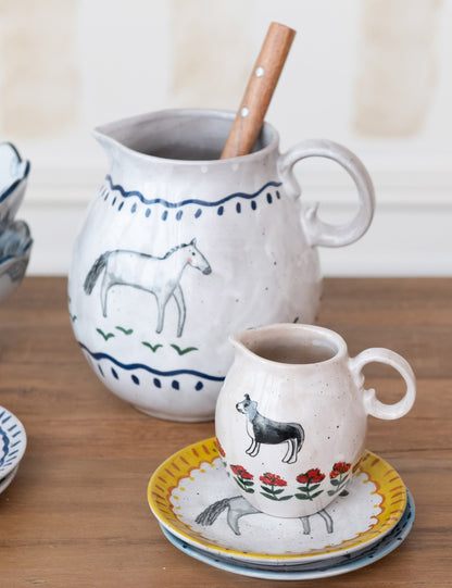 Dalary Hand-Painted Plates (Set of 4)