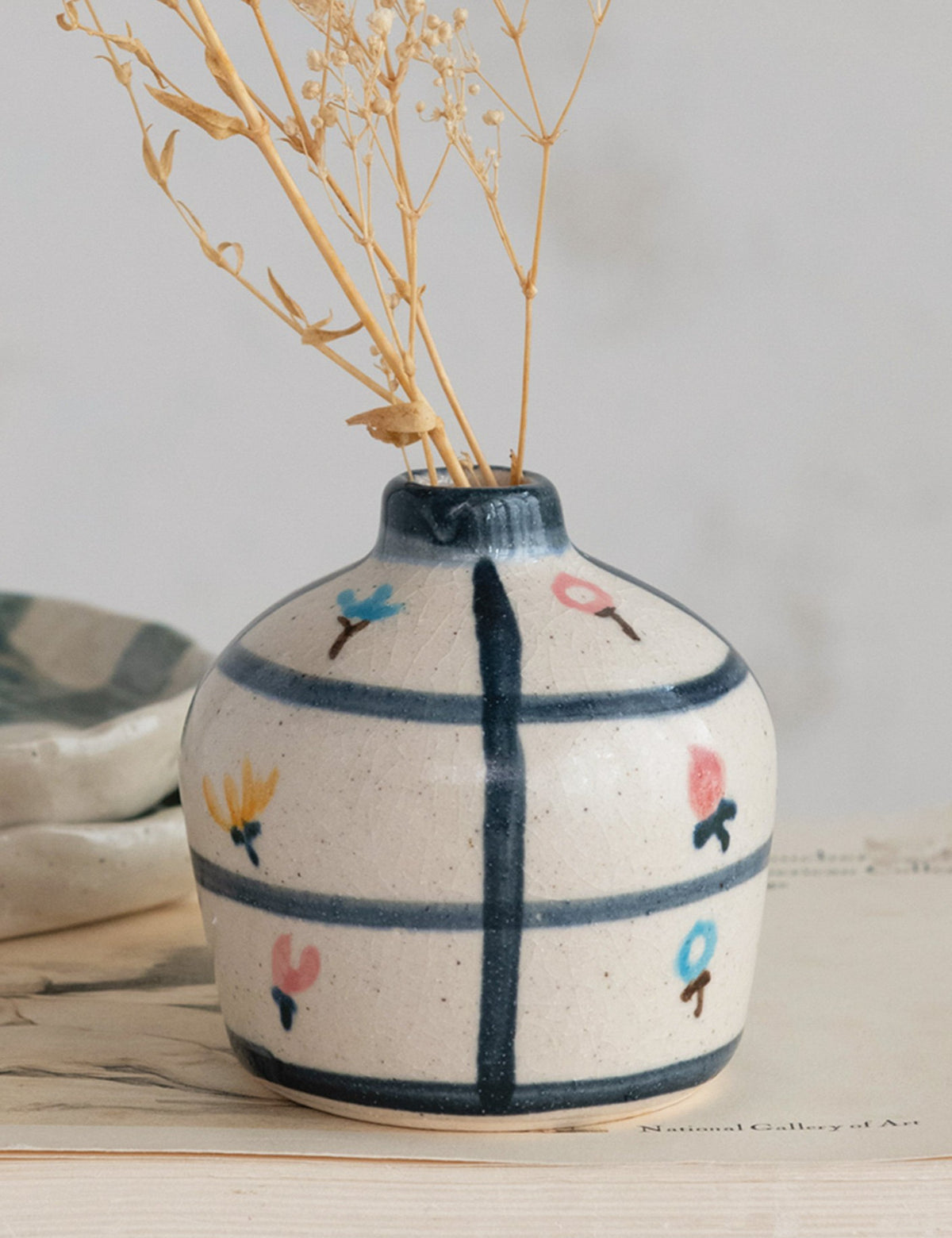 Kinda Hand-Painted Vase