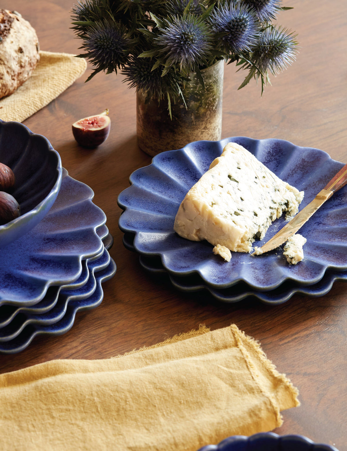 Dahlia Stoneware Dinnerware by Lemieux et Cie