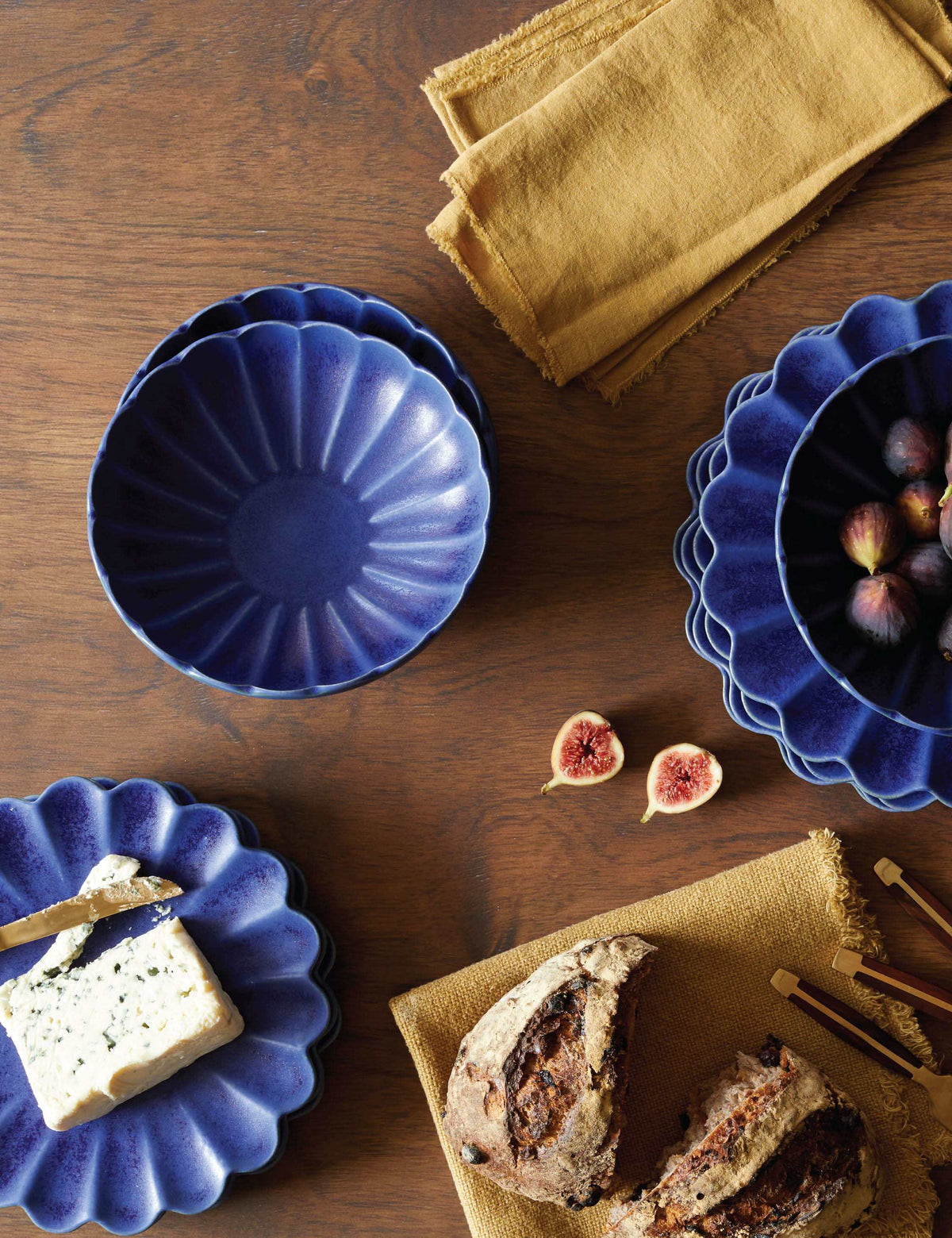 Dahlia Stoneware Dinnerware by Lemieux et Cie