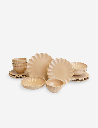 Dahlia Stoneware Dinnerware by Lemieux et Cie
