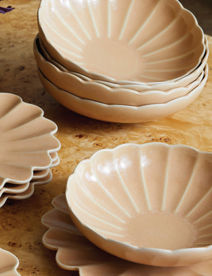 Dahlia Stoneware Dinnerware by Lemieux et Cie