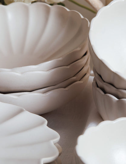 Dahlia Stoneware Dinnerware by Lemieux et Cie