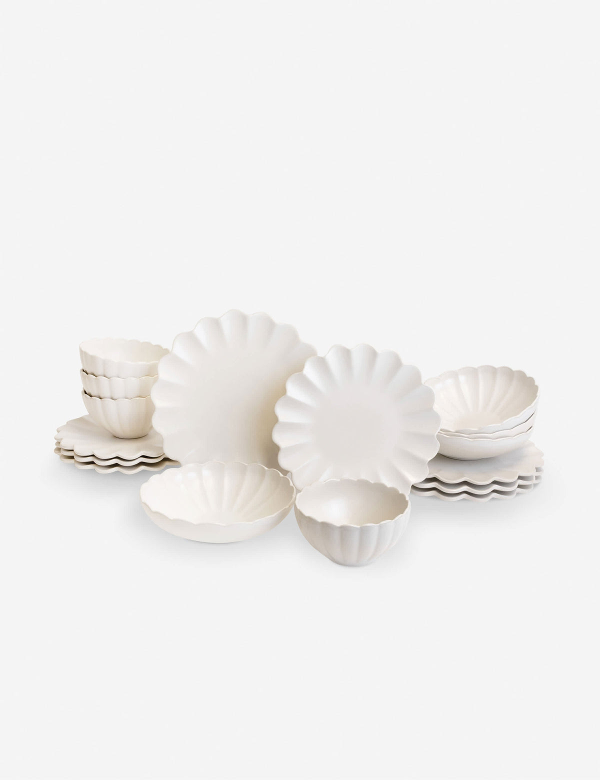 Dahlia Stoneware Dinnerware by Lemieux et Cie