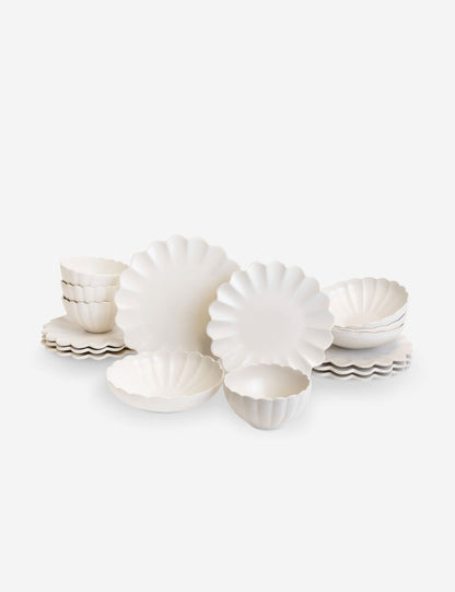 Dahlia Stoneware Dinnerware by Lemieux et Cie