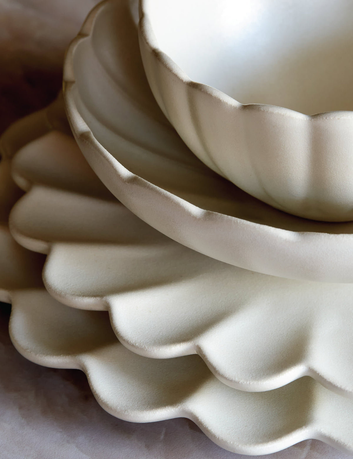 Dahlia Stoneware Dinnerware by Lemieux et Cie