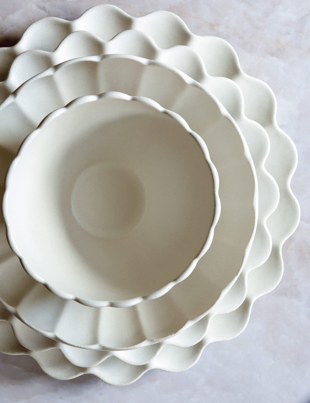 Dahlia Stoneware Dinnerware by Lemieux et Cie
